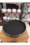 Tray Serving Presentation Fiberglass Round Non-Slip 28 cm - 3