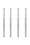 Telescopic Table Legs 4 pcs Stainless Steel 710 mm-1100 mm