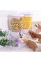 Double Cereal Dispenser - Dual Control Clear 2-Cup Cereal & Candy Dispenser - 3