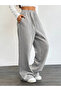 (2 Pieces) Straight-Leg Sweatpants Black-Grey - 3