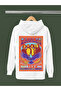 Eagles Printed Cotton Long Sleeve Fleece-Lined 3 Thread Hooded Rock Sweatshirt