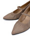Women's Genuine Leather Mink Heeled Shoes - 3