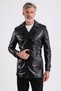Maroquin Leather Moreno Men's Genuine Leather Trench Coat - 4