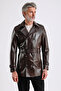 Maroquin Leather Moreno Men's Genuine Leather Trench Coat
