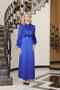 Lara Satin Evening Dress Cobalt Tbselb78
