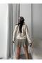 Women's Openwork Patterned Buttoned Cardigan - 7