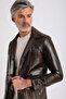 Maroquin Leather Rahel Men's Genuine Leather Coat - 3