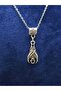 Reverse Bat Horror Halloween Themed Bat Model Steel Pendant and Steel Chain Necklace - 4