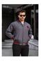 Men's Printed Hooded College Raincoat - 3