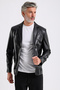 Maroquın Leather Alba Men's Leather Blazer Jacket - 4
