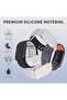 3-Pack Silicone Relacement Bands for WHOOP 5.0 / MG – Black/Grey/Orange (Tracker not included) - 4