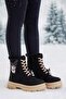 Girl's Figure Detailed Zippered Boots