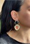 Perla Heart Vintage Steel Earrings - 2