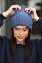 Women's Soft Textured Ribbed Knitted Winter Beanie Warm Hat - 4