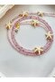 Handmade Beaded Eyeglass Cord 70 cm – Natural Stone and Starfish Detail