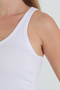 Women's Sports Clothing Straped Lycra Cotton Tank Top - 6