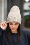 Women's Colorful Melange Ribbed Winter Beanie Soft Textured Knitted Hat