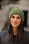 Women's Soft Acrylic Knitted Beanie - Warm Ribbed Winter Beanie