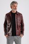 Maroquin Leather Gent Men's Leather Shirt - 3