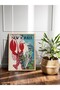 The New Yorker Poster One Piece Wooden Framed Painting - 2