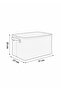 Large Size Closet Laundry Children's Room Toy Organizer Folding Storage Basket 37X27X25 - 3