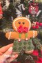 2-Piece Cookie Man Cookie Woman Christmas Tree Ornament Luxury 2-Piece Pine Tree Ornament - 2