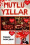 Happy Anniversary Balloon with Red Heart Romantic Anniversary Valentine's Day Marriage Proposal Supplies