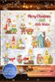 Forest Friends and Snowy Houses New Year Set Glass Wall Sticker