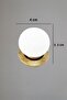 Porcelain Button Antique Yellow Furniture Handle Ceramic Drawer Cabinet Handle Single Screw - 3