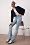 Açık Mavi Yüksek Bel Comfort/Esnek Flare Jeans TWOAW26JE00260