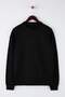 Siyah Oversize/Geniş Kesim Waffle Dokulu Uzun Kol Düğmeli T-shirt TMNAW26TS00004 - 5