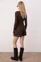 Brown Suede Short Shorts & Bermuda Twoaw26Sr00053 - 4