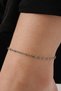 Steel Singapore Chain Anklet Suitable for Daily Use in the Sea, Does Not Tarnish, Twist Spiral 2mm 22Cm+4Cm - 4