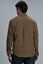 Watt Men's Basic Shirt Comfort Fit Camel Hair - 6