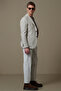 Afel Sports Men's Blazer Jacket Slim Fit Beige - 5