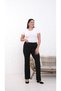 Stretch Fabric Black Plus Size Spanish Palazzo Pants , 4 Seasons, Body-Hugging Pants - 7