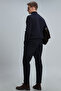 Dora Smart Men's Chino Trousers Slim Fit Navy Blue - 6