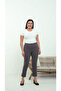 Women's Liva Plus Size Lycra Body-Slimming Tight-Legged 4-Season Pants - 4