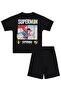 Superman & Krypto Printed Set for Ages 2-5 - Black - 4