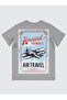 Boy's T-Shirt 6-9 Years Gray - 2