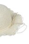 Stoned Accessory Straw Hat for 4-8 Year Old Girls - White - 2