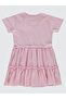 2-5 Years Old Dress with Ruffle Accessories - Lilac - 2