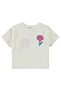 Girl's T-shirt 2-5 Years Ecru