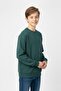 9-10-11-12-13 Years Old Oversize Pocket Printed Cotton Unisex Children's Sweatshirt - 3