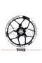 Yamaha Mt25 Wheel Stripe Wide Sticker Outer to Inner Quality High Adhesive Sticker