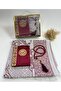 Dowry Gift Prayer Rug Set Mawlid Gift Special Boxed Very Stylish Prayer Rug Set