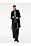 Long Sleeve Buttoned Pocketed Double Breasted Long Cashmere Coat - 3