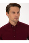 Claret Red Regular Fit Long Sleeve Shirt 50316736-Vr014 - 2