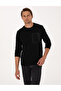 Black Regular Fit Crew Neck Sweatshirt 50317658-Vr046 - 3