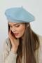 Baby Blue Wool Painter Women's Beret - 3